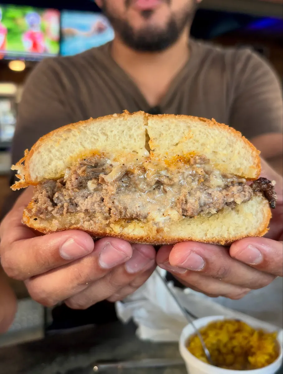 Philly Bob sandwich at Dead Bob's