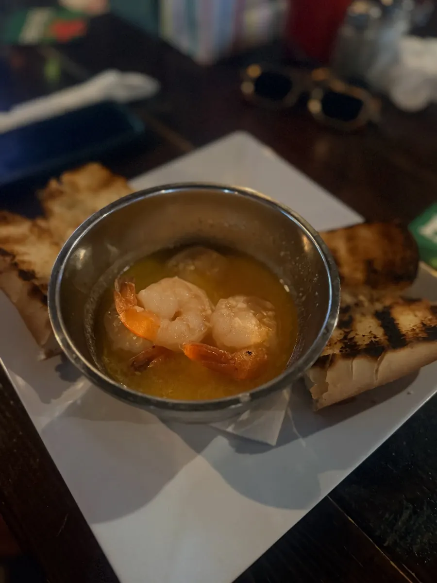 Garlic shrimp at Horse & Jockey