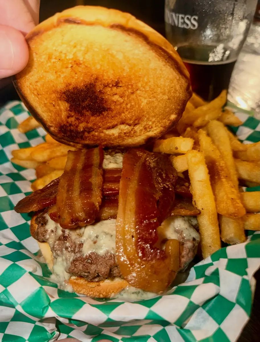 Bleu Burger at The Irish Pub on 4th