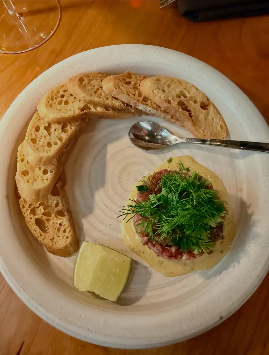 Steak tartare at Mei