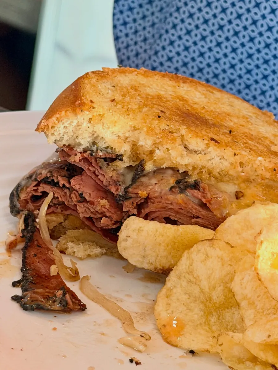 Pastrami sandwich at Tommy Pizza Pub