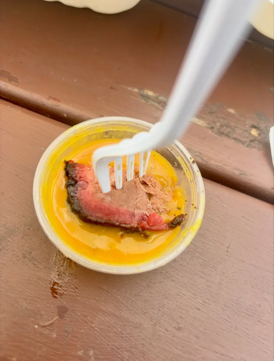 Brisket from Zee's BBQ at Pinellas Ale Works